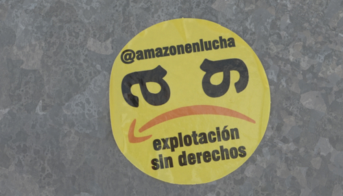 VIDEO | La plantilla de Amazon en el almacén de San Fernando de Henares en Huelga