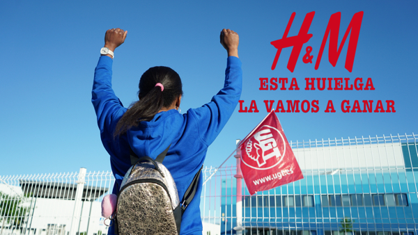 Video | La plantilla del almacén logístico de H&M en Huelga por un salario digno